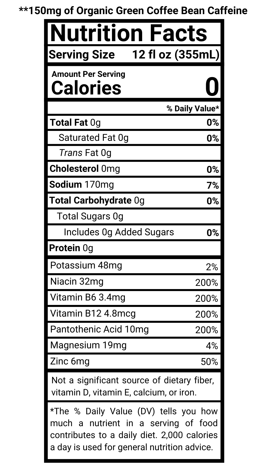 Nutrition Panel Go Brazee Energy