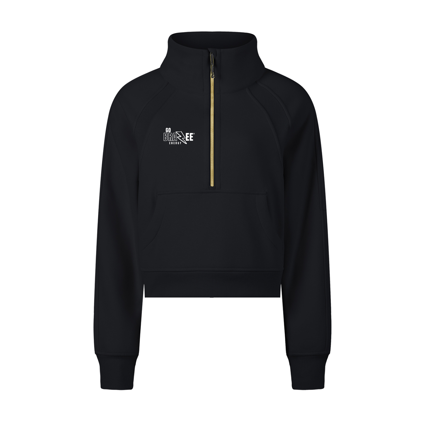 Cropped Half-Zip Sweatshirt – Go Brazee Energy